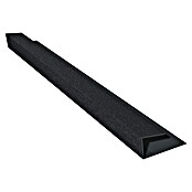HB Composite U-profiel (l x b x h: 6.000 x 44 x 24 mm, Dikte: 17 mm, Pvc, Antraciet) | BAUHAUS