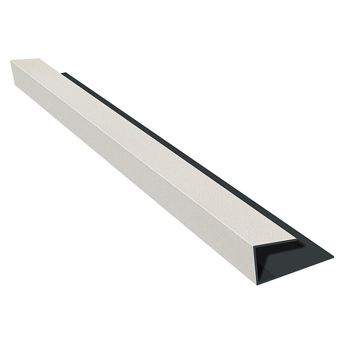 HB Composite U-profiel (l x b x h: 6.000 x 44 x 24 mm, Dikte: 17 mm, Pvc, Crème) | BAUHAUS