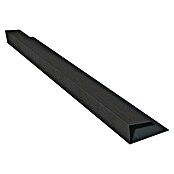 HB Composite U-profiel (l x b x h: 6.000 x 44 x 24 mm, Dikte: 17 mm, Pvc, Kitami Oak) | BAUHAUS