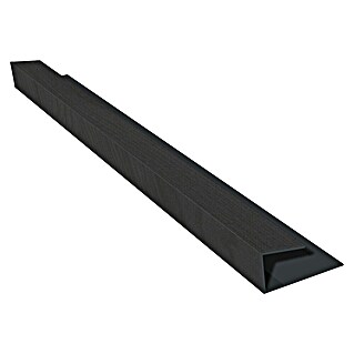 HB Composite U-profiel (l x b x h: 6.000 x 44 x 24 mm, Dikte: 17 mm, Pvc, Kitami Oak)