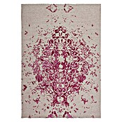 Kayoom Flachgewebeteppich Sitar (Elfenbein/Pink, 150 x 80 cm)