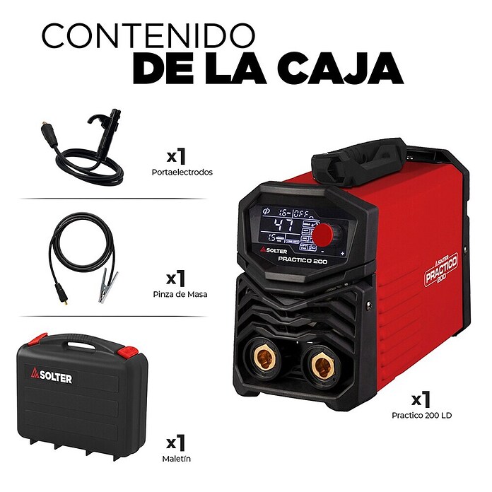 Solter Equipo de soldadura Practico 200 LD (Corriente de soldadura: 10 A - 200 A, 10 kW, 220 V - 240 V) | BAUHAUS