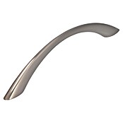 Siro Möbelgriff (161 x 11 mm, Lochabstand: 128 mm, Zinkdruckguss, Glänzend, Vernickelt)