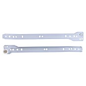 Guía para cajones (22 mm - 350 mm, Blanco, 2 ud., Extracción parcial) | BAUHAUS