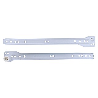 Guía para cajones (22 mm - 350 mm, Blanco, 2 ud., Extracción parcial)