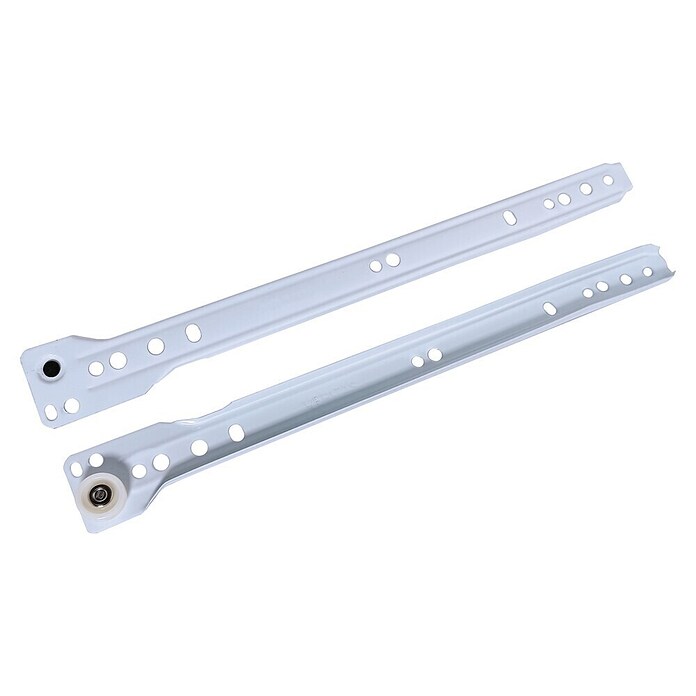 Guía para cajones (22 mm - 350 mm, Blanco, 2 ud., Extracción parcial) | BAUHAUS