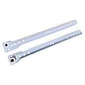 Guía para cajones (22 mm - 350 mm, Blanco, 2 ud., Extracción parcial) | BAUHAUS