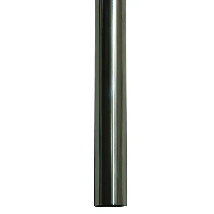 M.Pascual Barra para ropa - Ø x L: 1,9 cm x 2 m - Poste metálico cromado reflectante vertical.