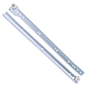 Guía para cajones (22 mm - 400 mm, Blanco, 2 ud., Extracción parcial) | BAUHAUS