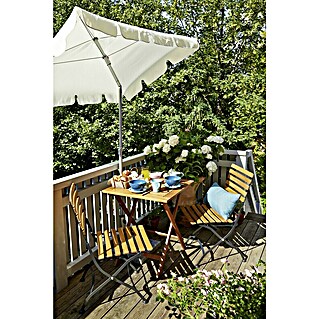 Sunfun Outdoorküchen-Set Diana/Moni II (3 -tlg., Akazie/Eukalyptus, Stahl, Naturbraun)