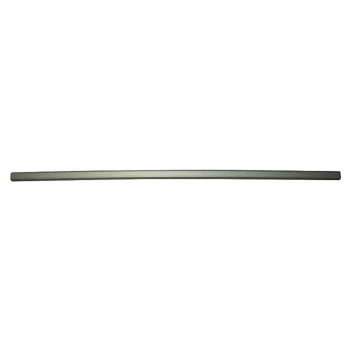 M.Pascual Barra para ropa estriada - Largo: 1.000 mm, Cromo, Ovalada - Moldura curvada acanalada en verde mate.