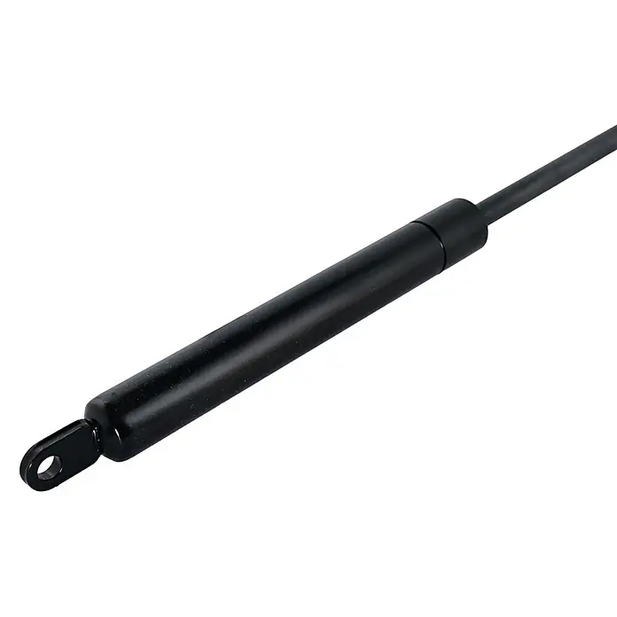 M.Pascual Soporte de tapa - 1.150 N, Apto para: Camas con canapé - Amortiguador de gas negro con cuerpo cilíndrico, vástago extensible y ojo de montaje, para soporte de elevación.