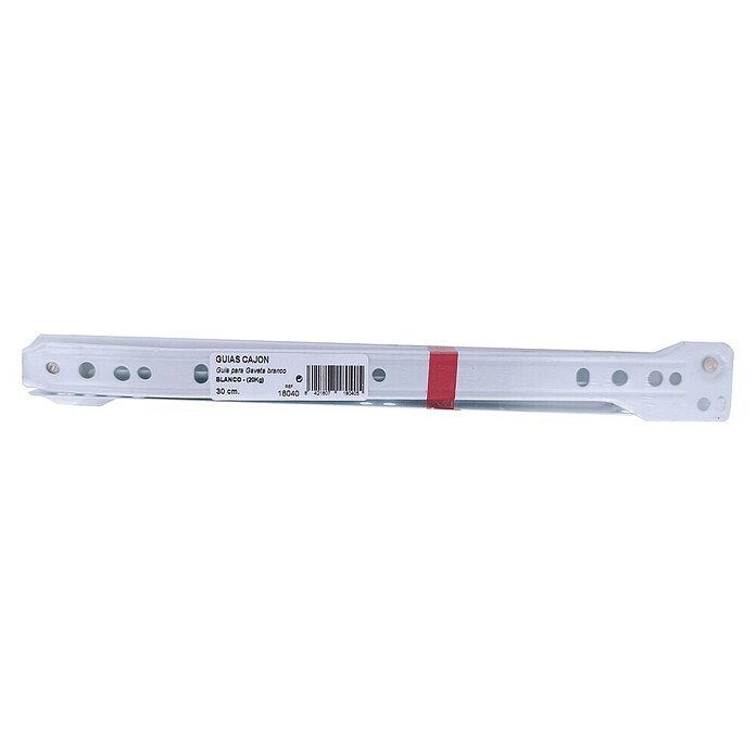 Guía para cajones (22 mm - 300 mm, Blanco, 2 ud., Extracción parcial) | BAUHAUS