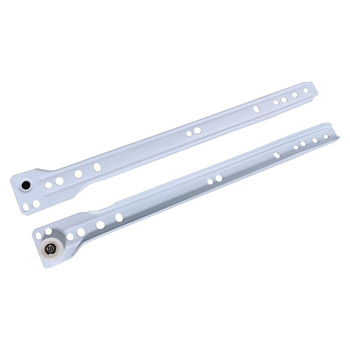 Guía para cajones (22 mm - 300 mm, Blanco, 2 ud., Extracción parcial) | BAUHAUS
