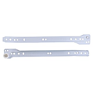 Guía para cajones (22 mm - 300 mm, Blanco, 2 ud., Extracción parcial)