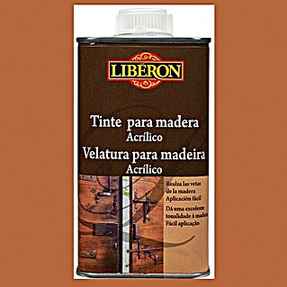 Libéron Tinte para madera acrílico paleta rústica (Cerezo, 250 ml, Mate sedoso)