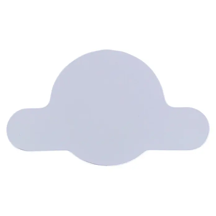 M.Pascual Tapón embellecedor - Blanco, 4 ud., Pegado - Artículo de plástico blanco con forma de nube.