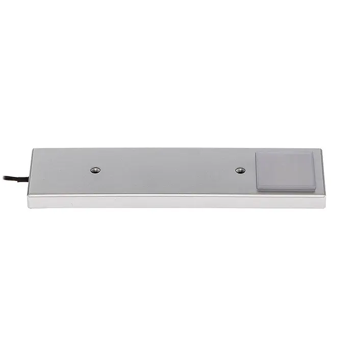 Lindby LED-Unterbauleuchte Amaryll -  - Silberne, rechteckige LED-Lichtschiene mit mattiertem Diffusor und Kabel, geeignet als Unterbauleuchte.
