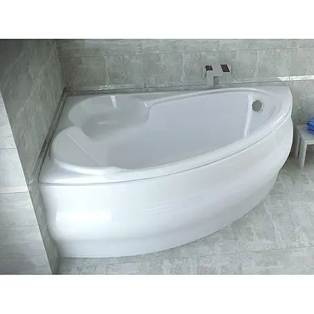 Bad Land  Eckbadewanne FINEZJA Acryl-Eckwanne 170 x 110 cm links Weiß, inkl. Acrylschürze