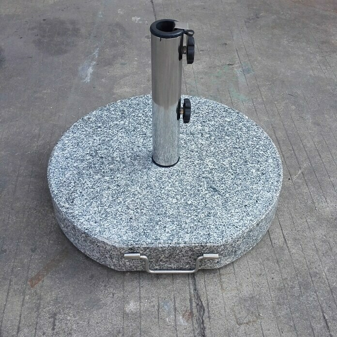 Granitschirmständer (40 kg, Mit Griff)