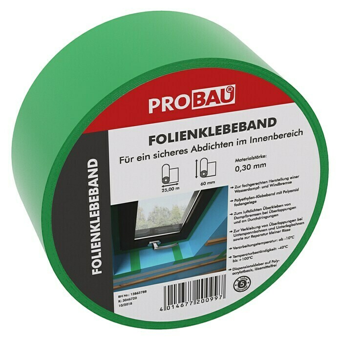 Probau Universal-Klebeband25 m x 6 cm Front View