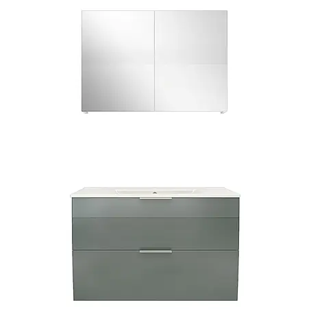 AcquaVapore  Badmöbel-Set Fertigdusche Gently-2-B080-V1-F0102