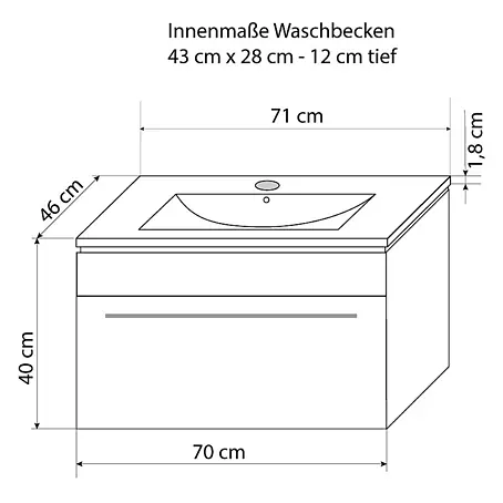 AcquaVapore  Badmöbel-Set Fertigdusche Gently-3-B070-V1-F01-LSP0910070H