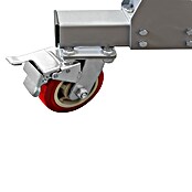 Holzmann Regalwagen TAW70DUO (H x B x T: 193 x 136 x 150 cm, Traglast pro Träger: 45 kg, Grau/Rot) | BAUHAUS
