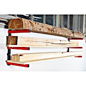 Holzmann Metallregal HLR1 (L x H: 29,5 x 43 cm, Metall) | BAUHAUS