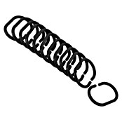 Obroček za zaveso  (12 kos, 6 cm, Črne barve) | 3739 - Duschvorhangzubehör | DADF - Badtextilien | DAD - Badausstattung | DA - Badausstattung/Bäderwelt | D - Sanitär | BAUHAUS