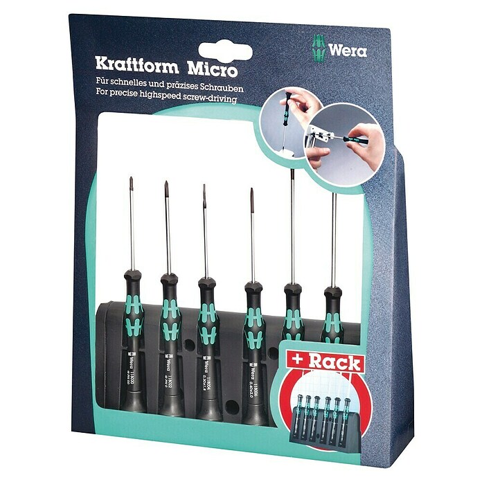 Wera Schraubendreher-Satz Kraftform Micro 2035/6 (6-tlg.)