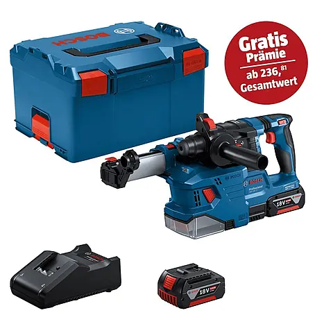 Bosch Professional AMPShare 18V Akku-Bohrhammer GBH 18V-22 GDE 18V-12