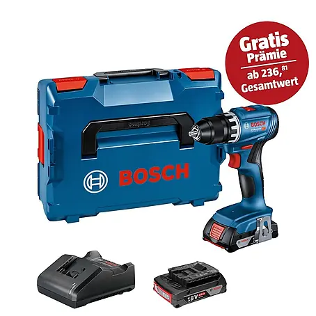 Bosch Professional AMPShare 18V Akku-Bohrschrauber GSR 18V-45 PRO 2X2,0AH