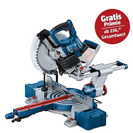 Bosch Professional AMPShare 18V Akku-Kapp- & Gehrungssäge GCM 18V-254 D
