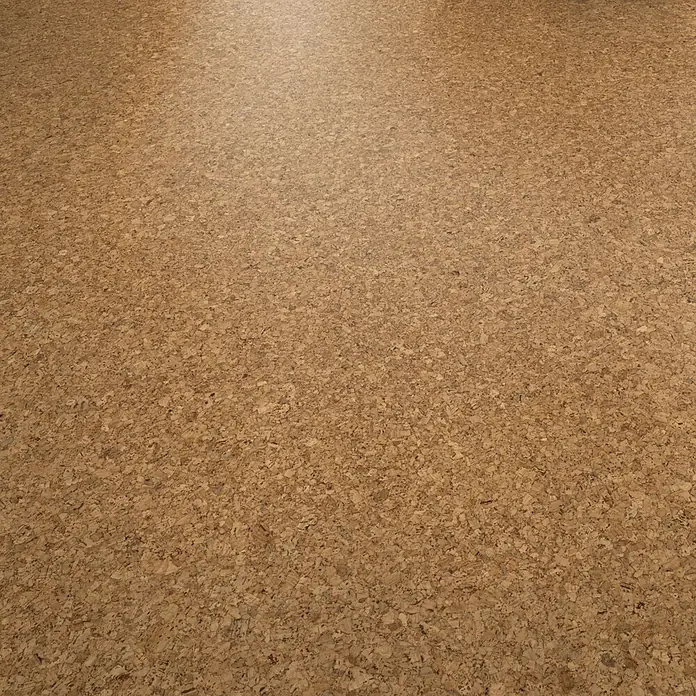 Corklife Studiostyle Korkboden - Porto, 905 x 295 x 10,5 mm - Strukturierte hellbraune Korkoberfläche.