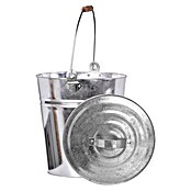 Ascheeimer (14 l, Verzinkt, Deckel) | BAUHAUS
