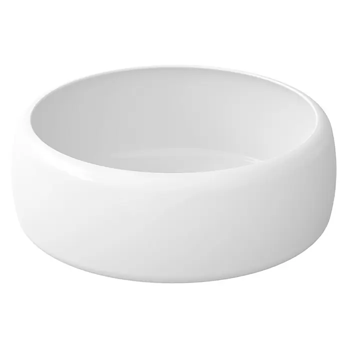 Bette Waschtisch -  - Glatte, glänzende weiße Keramikschale, ideal zum Servieren.