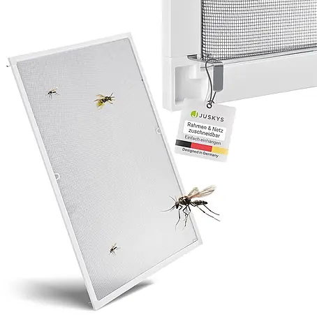 Juskys  Insektenschutzfenster Fliegenschutzgitter