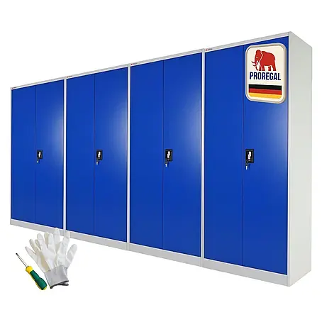 Proregal  Aktenschrank Mega Deal 4x ELEPHANT mit 2 Türen, abschließbar