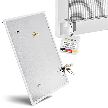 Juskys  Insektenschutzfenster Fliegenschutzgitter