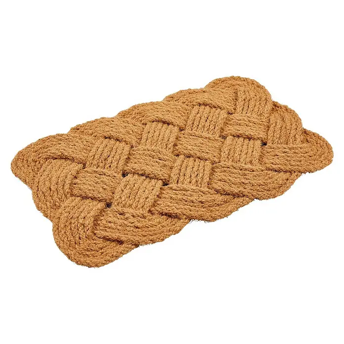 Fußmatte Nature Classic - 75 x 45 cm, Natur, Material Nutzschicht: 100 % Kokos - Geflochtene Kokosfasermatte in Naturfarbe mit dichter, gewebter Textur.