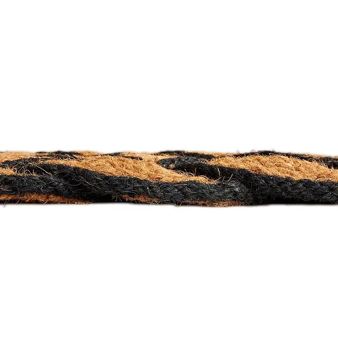 Fußmatte Nature Classic - 75 x 45 cm, Natur/Schwarz, Material Nutzschicht: 100 % Kokos - Fußmatte aus miteinander verwobenen naturfarbenen und schwarzen Kokosfasern.