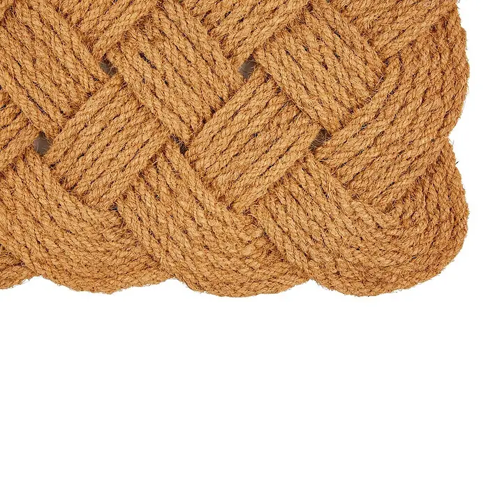 Fußmatte Nature Classic - 75 x 45 cm, Natur, Material Nutzschicht: 100 % Kokos - Geflochtene Natur-Kokosfasermatte in Braun.