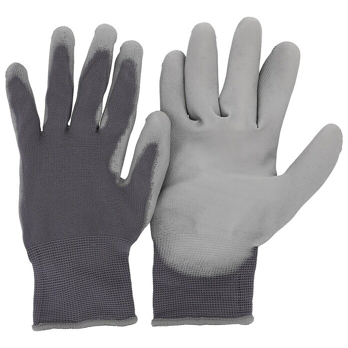 Guantes para jardín (Talla de ropa: 10, Gris)