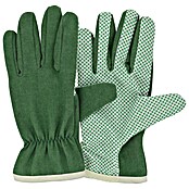 Guantes para jardín (Talla: 10, Verde)