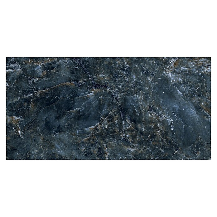Cersanit Porculanska pločica Color Crush  (60 x 120 cm, Tamno plava, crna, Sjaj) | BAUHAUS