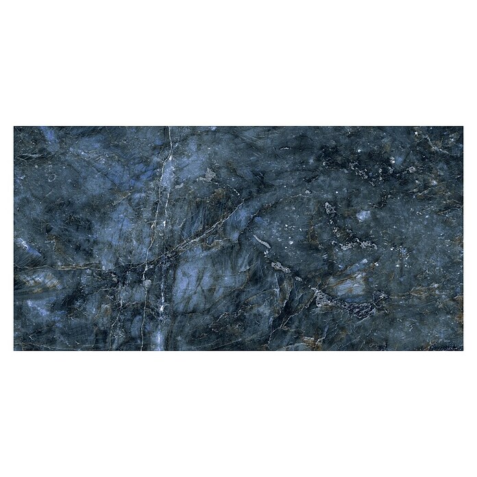 Cersanit Porculanska pločica Color Crush  (60 x 120 cm, Tamno plava, crna, Sjaj) | BAUHAUS