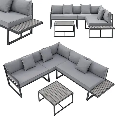 Juskys  Loungemöbel-Set St. Tropez