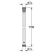 Grohe Doucheslang Silverflex (Lengte: 1.750 mm, ½″, Kunststof, Cool Sunrise) | BAUHAUS