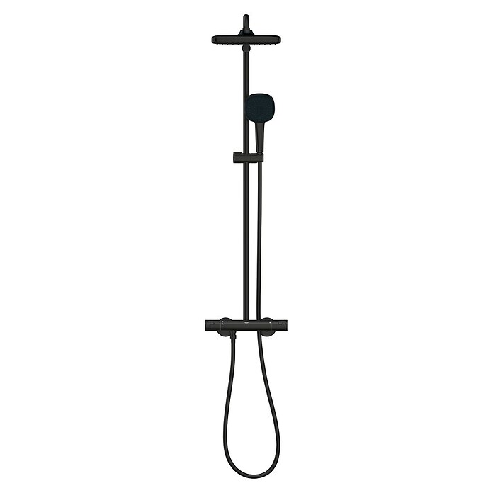 Grohe Vitalio Comfort Douchesysteem 250 (Aantal straalsoorten: 2 st., Zwart) | BAUHAUS